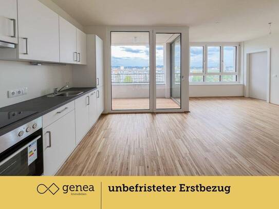 UNBEFRISTET | ERSTBEZUG | 6.OG – Genießen Sie das beste aus beiden Welten: Stadt und Natur