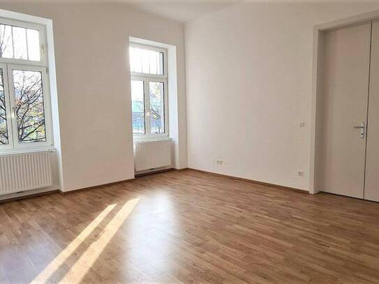 MESSE-PRATER, WU-NÄHE, 109 m² Altbau mit 1 m2 Balkon, 3 Zimmer, Küche, Wannenbad, Parketten, WG-geeignet, Sebastian-Kne…