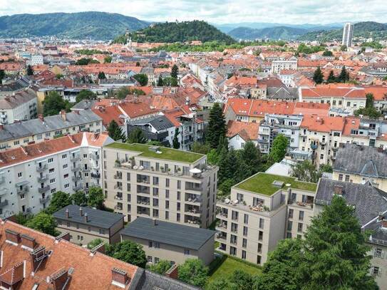 mitten im Herz-Jesu Viertel: Neubau 3-Zimmer Wohnung