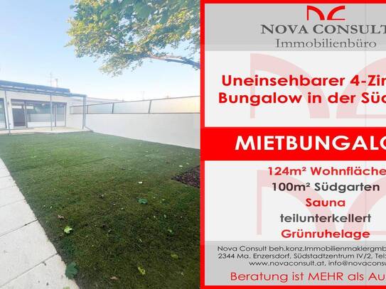 Mietbungalow mit Sauna in der Gartenstadt Südstadt!