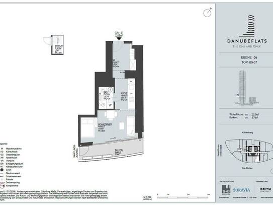 Attraktives Studio an der Neuen Donau