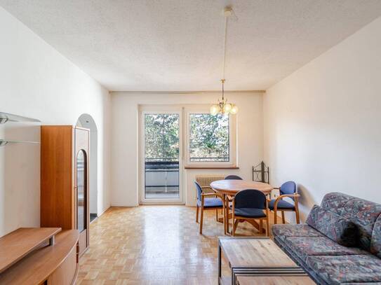 Charmante 38 m² Wohnung mit 9 m² Loggia & Parkplatz in ruhiger Lage