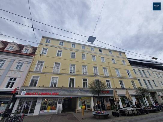 Graz leben, in dieser gepflegten 80m² Wohnung mit Stadtblick am Südtiroler Platz