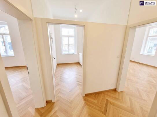 Erstbezug - Herrlich sanierter Altbau! Erstbezug im 2.Liftstock - Ideale 4-Zimmer Wohnung in 1050 Wien! Durchdachte Pla…