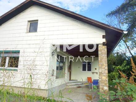 Bungalow in ruhiger Siedlungslage mit Schloss- u. Donaublick