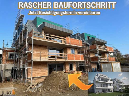 LINZ / FROSCHBERG: RASCHER BAUFORTSCHRITT - DG & EMPORE -EIGENTUMSWOHNUNG ca. 140,26 m² Wohnfläche, 5 Zimmer + Dachterr…