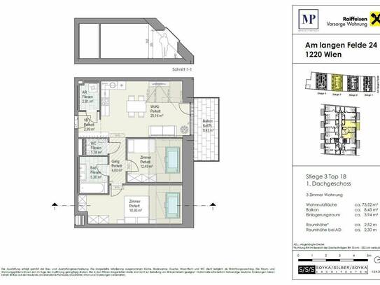 Vorsorgewohnung | Stadt. Land. Fluss. | 3 - Zimmer Anlagewohnung - Top 3/18