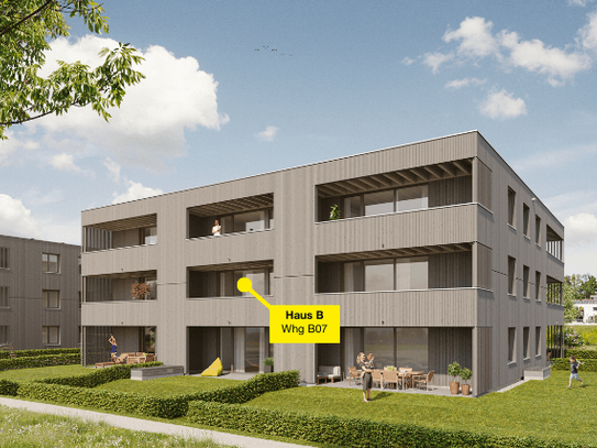 Sonnige 2-Zimmerwohnung mit Terrasse | B07