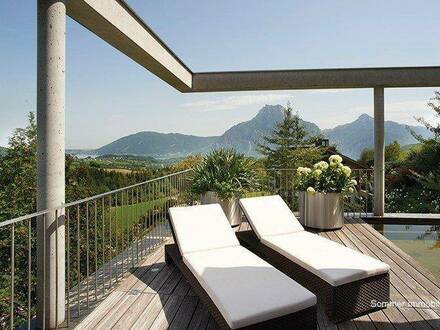 Salzkammergut - Anwesen über dem Traunsee - Panoramavilla & Landhaus mit 93.090 m² Grund