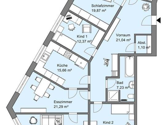 140m² RAUMWUNDER-WOHNUNG AM EINGANG ZUM STADTPLATZ