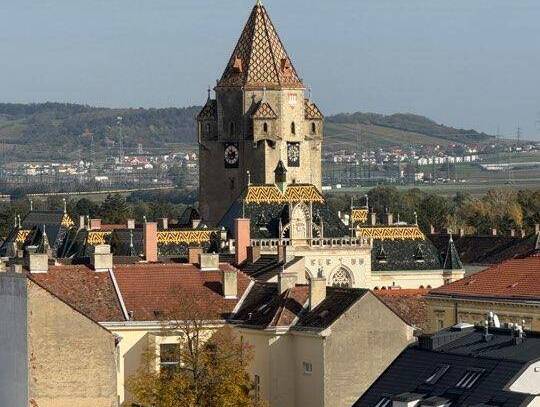 Schöne gut eingeteilte 4 Zimmer-Wohnung mit unverbaubarem Panorama in zentraler Lage in Korneuburg!