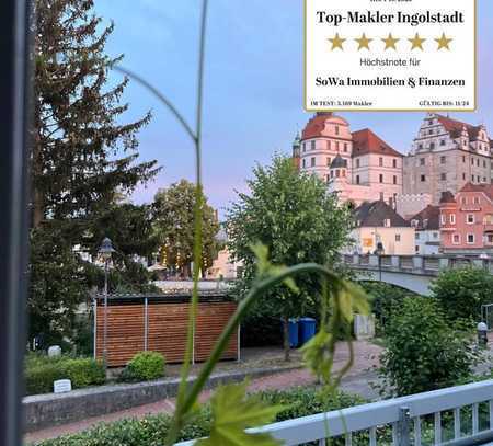 Leopoldineninse! Schöne 2 Zimmer Wohnung mit Balkon mit Blick auf das Schloss in einer beliebten ...