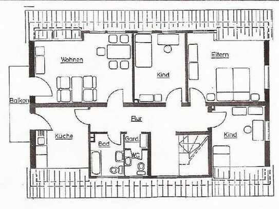 Geschmackvolle 4-Zimmer-DG-Wohnung mit gehobener Innenausstattung mit EBK in Taunusstein