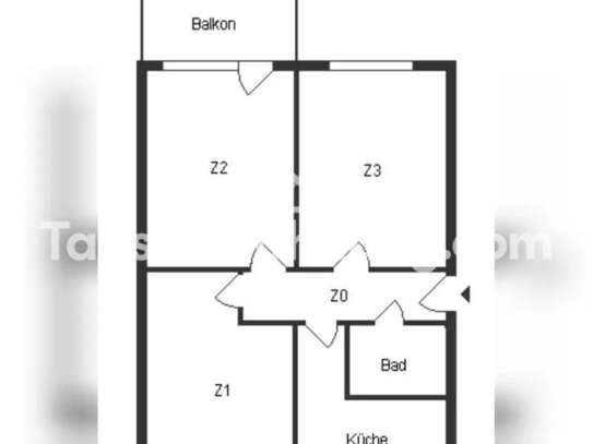 Tauschwohnung: Dachgeschoss in Zentrum Ost