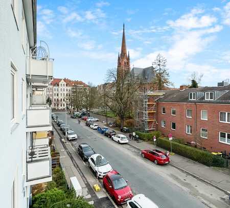 Modernisierte 2-Zimmer Wohnung direkt in der Oststadt