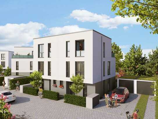 Provisionsfrei: Neubau-Doppelhaushälfte in Bensheim mit Keller und Garage