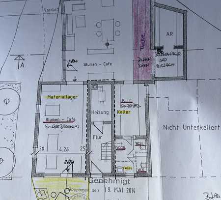 schöne helle Büro/Praxis Räume Altbau mit Loft Charakter Herzen von Bad Boll zu vermieten