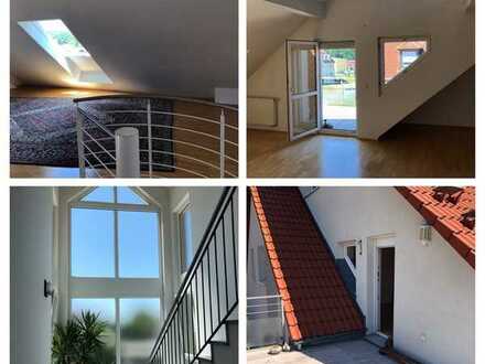 Schöne, geräumige drei Zimmer Maisonette Wohnung in Sommerhausen