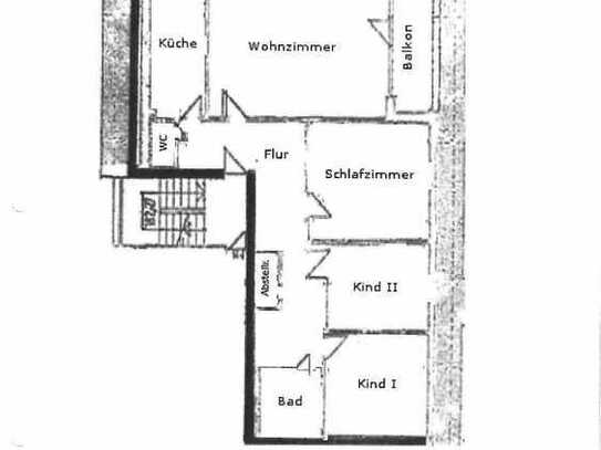 Großzügige, gemütliche 4-Zimmer DG-Wohnung in Altstadtnähe