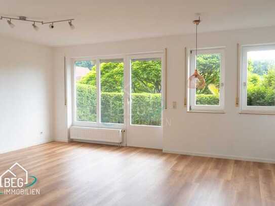 Stadtnahe Erdgeschosswohnung mit Terrasse und Garagenstellplatz in ruhiger Lage