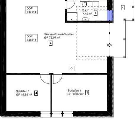 Modernes Dachgeschoss-Apartment in Trostberg –Saniert mit 108 m², Bezugsfertig ab Januar 2025