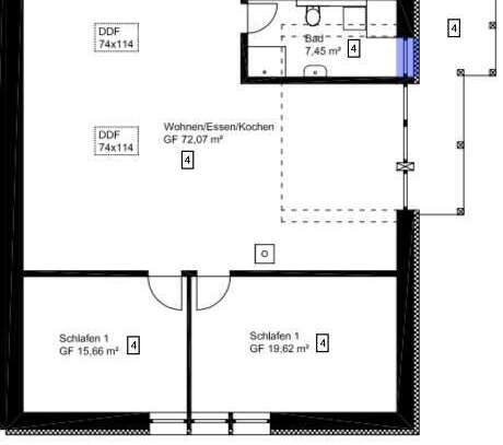 Modernes Dachgeschoss-Apartment in Trostberg –Saniert mit 108 m², Bezugsfertig ab Januar 2025