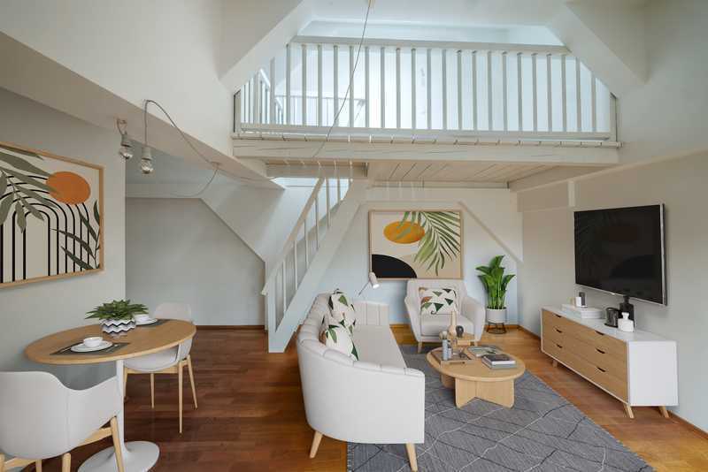 Architektonische Galeriewohnung mit Südterrasse zum Innenhof – mitten in Haidhausen!