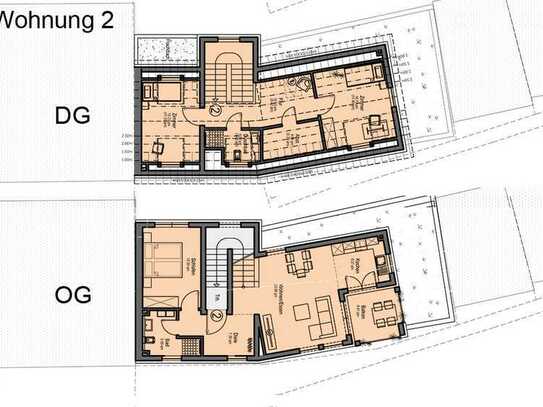 4-Zi. Wohnung NEUBAU - inkl. EBK, Klima, Internet, PV-Strom