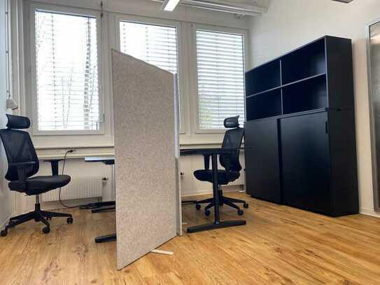Möbliertes neues Büro im Loft/Industrie look