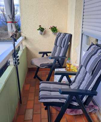 Freundliche 1-Zimmer-Wohnung mit Balkon und Einbauküche teilmöbliert in Schifferstadt