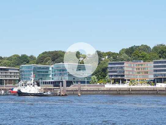 HIT vermietet ein wunderschönes Büro direkt an der Elbe mit Elbblick, Terrasse und Tiefgarage!