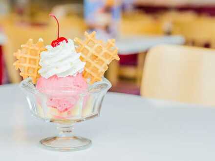 Bezauberndes Eiscafé im Kollwitzkiez