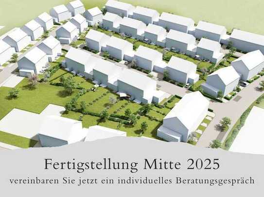 *Fertigstellung Mitte 2025* Doppelhaushälfte - 129m² Wohnfläche inkl. Garage