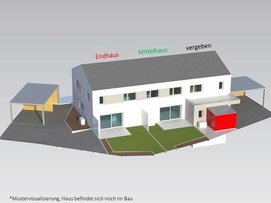 ERSTBEZUG! Zwei helle - energieeffiziente - topmoderne NEUBAU-Reihenhäuser mit Garten und Smart Home