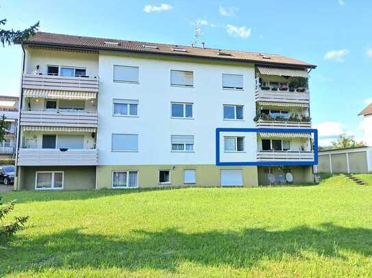 GRÜNE WOHNPERLE: 3-Zimmer-Wohnung mit Balkon und Gartenblick und Garage