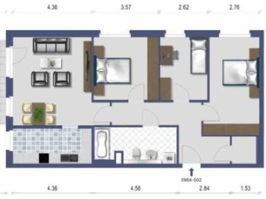 Neubau 4-Zimmer Erdgeschosswohnung mit Garten