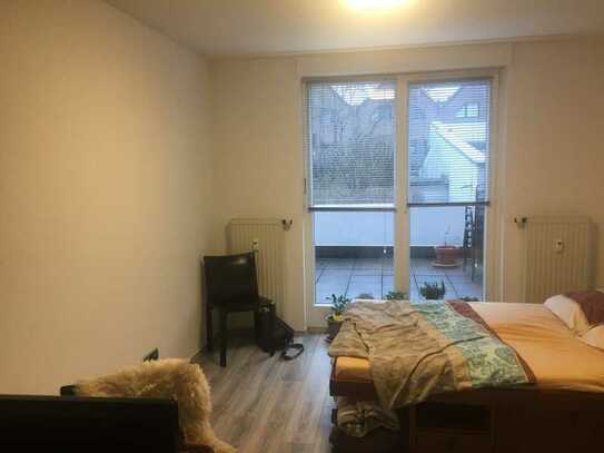 Möblierte 1-Zimmer-Wohnung mit mit hochwertiger Einbauküchenzeile in Düsseldorf Uninähe