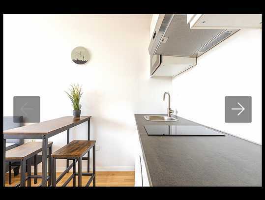 Erstbezug nach Sanierung: schöne möblierte 1-Zimmer-Wohnung mit Balkon in München