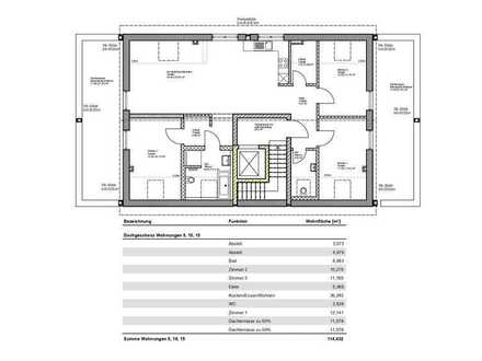 Traumhafte, hochwertige 4-Zimmer Penthousewohnung mit zwei Dachterrassen zum Erstbezug