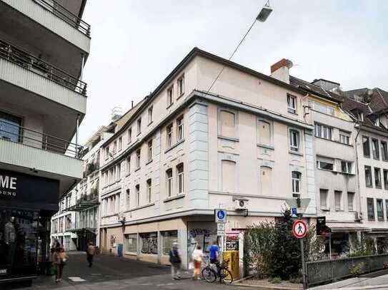 Sanierungsbedürftiges WGH, ca. 600m², Fußgängerzone von Bonn City, kann leer übergeben werden