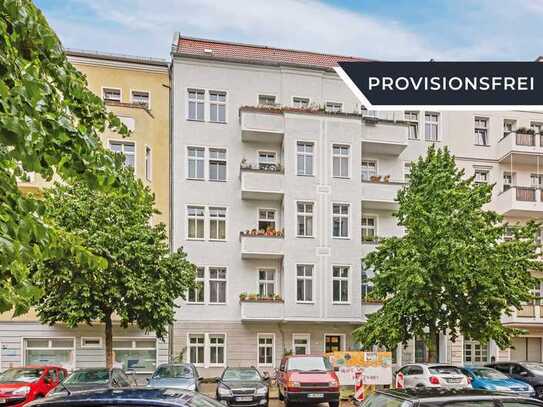 Vermietetes 5-Zimmer-Apt. mit Balkon, Wannenbad & Gäste-WC im Stralauer Kiez