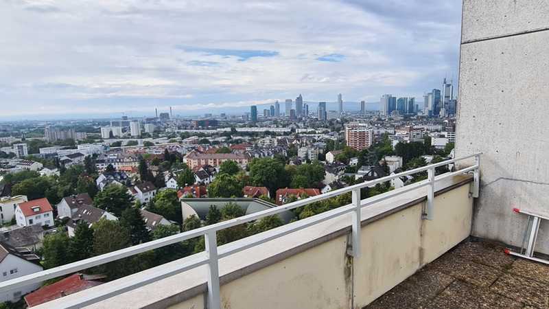 Wohnung mit Blick über Frankfurt