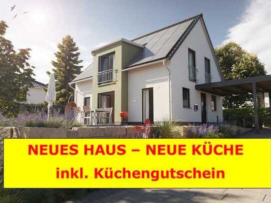 AKTION - Ihr neues Massivhaus inkl. Markenküche in ruhiger Lage mit Südwestgarten.