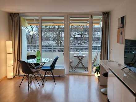 Am Schwabinger Tor - neu löffelfertig möblierte 1 Zimmer Wohnung mit Balkon