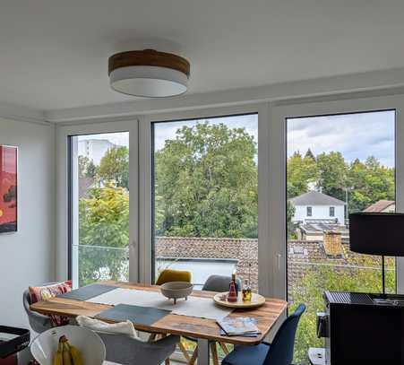 2-Zimmer-Wohnung mit Einbauküche und Ausblick