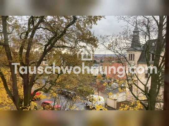 Tauschwohnung: Renovierte Wohnung in einer Stadtvilla am Rande des Waldes