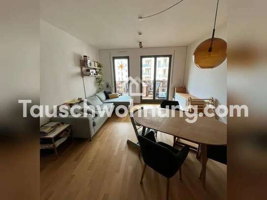 Tauschwohnung: 3 Zimmer WHG im Neubau mit Fahrstuhl, Balkon, EBK