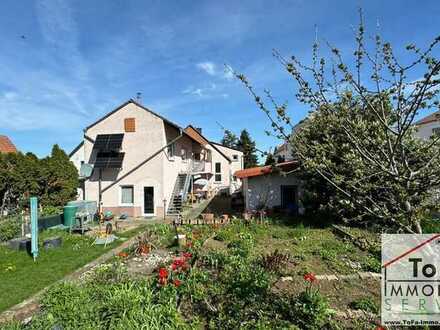 ToFa: perfektes Zweifamilienhaus mit Garagenhalle, hier ist fast alles möglich