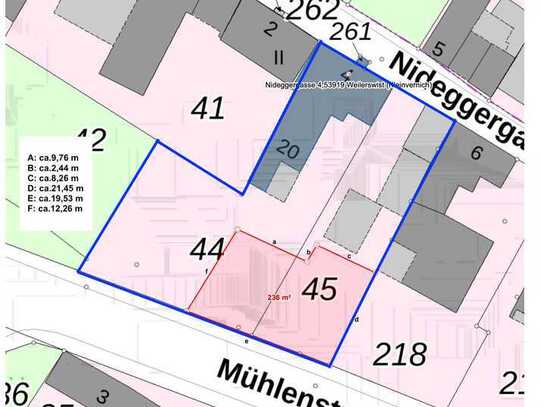 Voll erschlossenes Baugrundstück in ruhiger Wohnlage von Weilerswist-Klein-Vernich