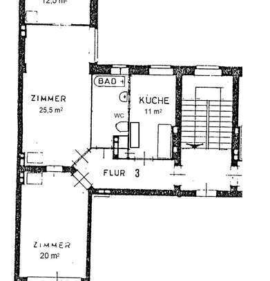 Große 3-Zimmer-Wohnung mit Loggia und EBK in Berlin Reinickendorf